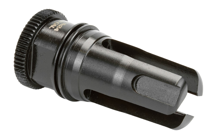 Griffin Armament Dual-Lok Stealth Flash Hider 30 Cal 3/4x24 KAC 17-4 Stainless Steel - Black QPQ