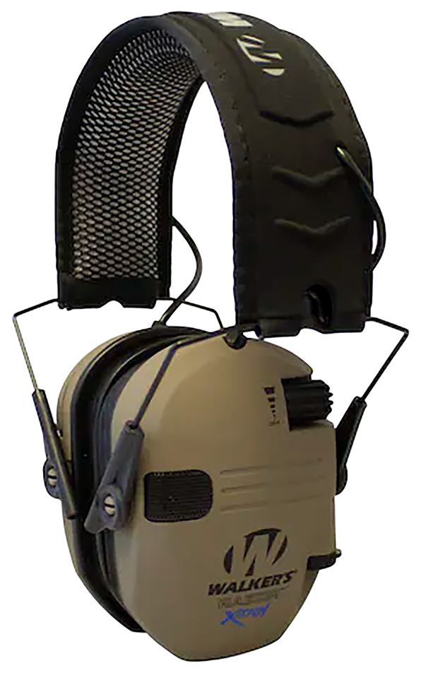 Walkers Game Ear Razor X-TRM Digital Electronic Muff 21 dB Over the Head Flat Dark Earth Polymer