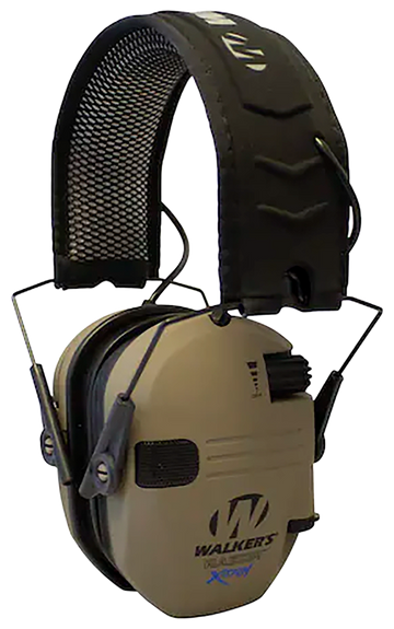 Walkers Game Ear Razor X-TRM Digital Electronic Muff 21 dB Over the Head Flat Dark Earth Polymer