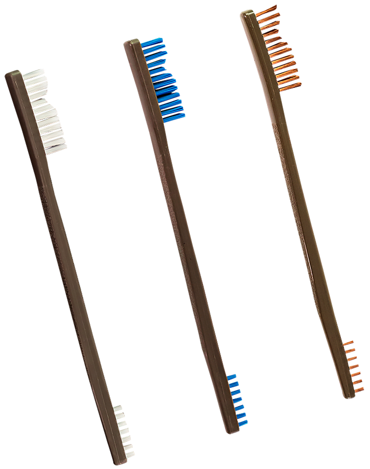 Otis FG-3163 AP Brushes Bronze/Nylon/Stainless Steel Bristles 3-Pack