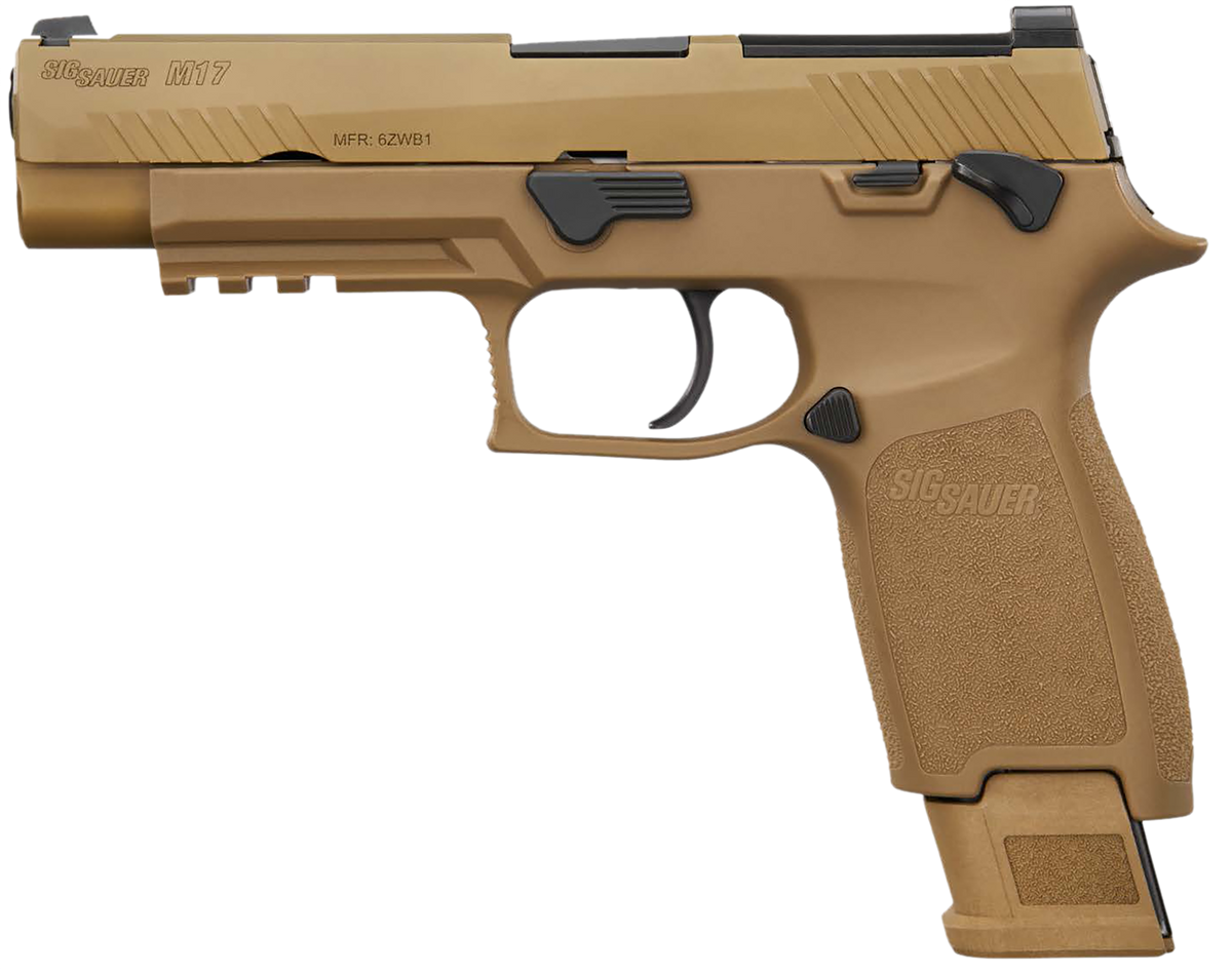 Sig Sauer M17 9mm Luger 4.7" 17+1 Semi-Auto Pistol - Coyote PVD