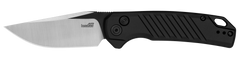 Kershaw Launch 23 3.30" Folding Trailing Point Plain Black Cerakote/Satin CPM-154 Aluminum Handle Automatic
