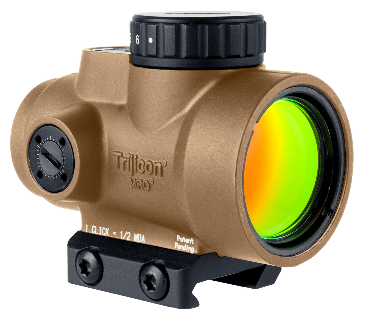 Trijicon MRO SD 1x25mm 2 MOA Red Dot Sight - Coyote Tan Low Mount