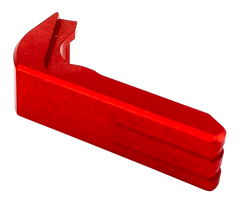 Cross Armory Extended Mag Catch Glock Gen 1-3 / P80 Red Anodized Aluminum