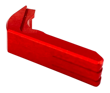 Cross Armory Extended Mag Catch Glock Gen 1-3 / P80 Red Anodized Aluminum