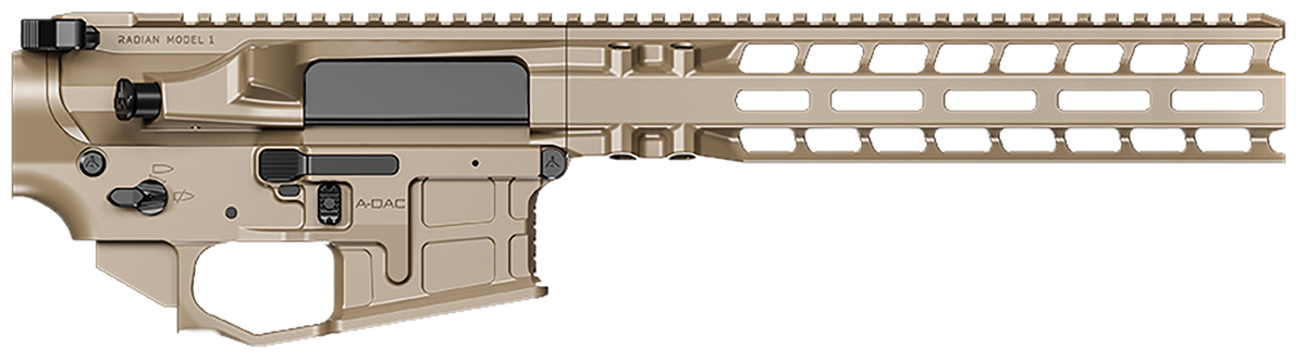 Radian Weapons Model 1 Builder Kit 10" M-LOK Handguard Billet Upper Receiver - FDE