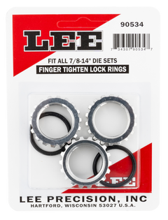 Lee 90534 Lock Die Rings 7/8"-14 3-Pack