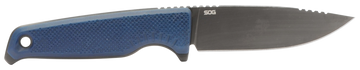 S.O.G Altair FX 3.40" Fixed Clip Point Plain Edge CPM 154 SS Squid Ink Black GRN Handle