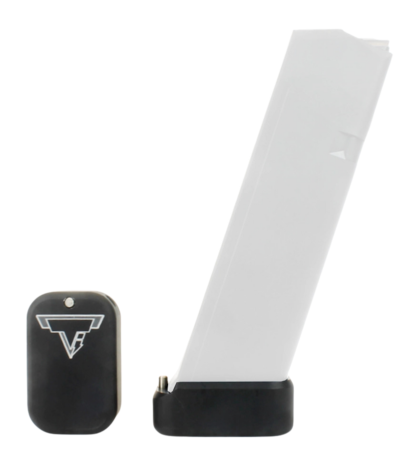 Taran Tactical Firepower Base Pad Kit Glock 19/23 +2/+3 Rd - Flat Black
