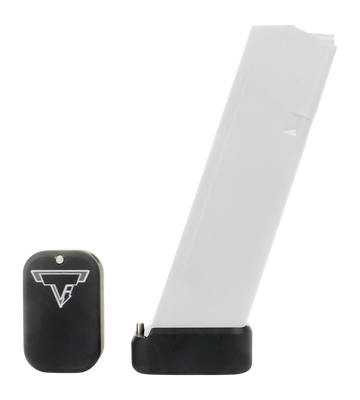 Taran Tactical Firepower Base Pad Kit Glock 19/23 +2/+3 Rd - Flat Black