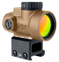Trijicon MRO SD 1x25mm 2 MOA Green Dot Reflex Sight - Coyote Tan - Lower 1/3 Co-Witness Mount