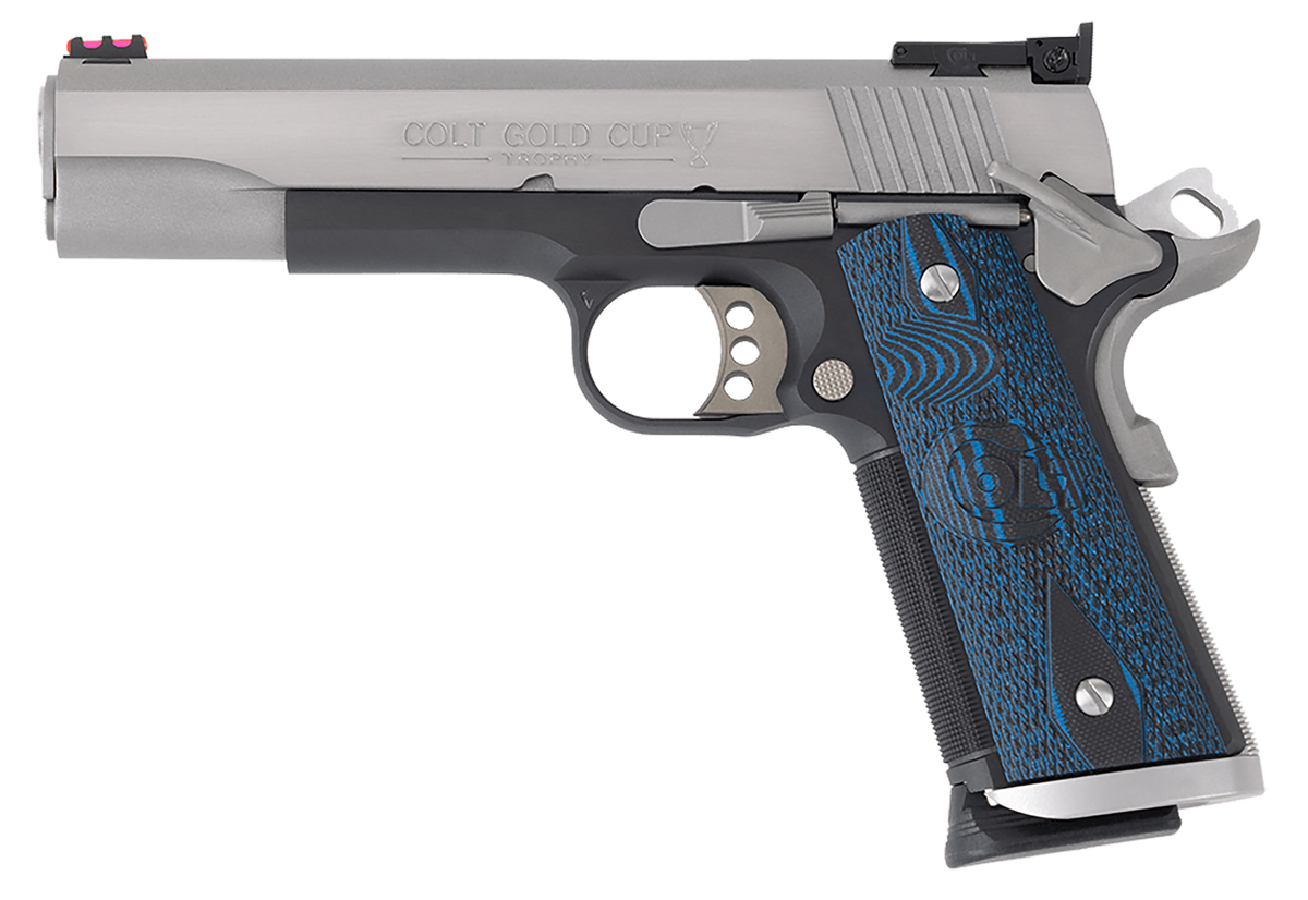 Colt Mfg Gold Cup Trophy 45 ACP 5" 8+1 SAO Pistol - Stainless