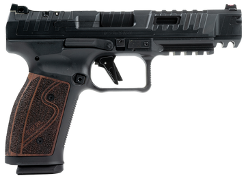 Canik SFx Rival-S 9mm Luger 5" 18+1 Semi-Auto Pistol - Black/Rosewood