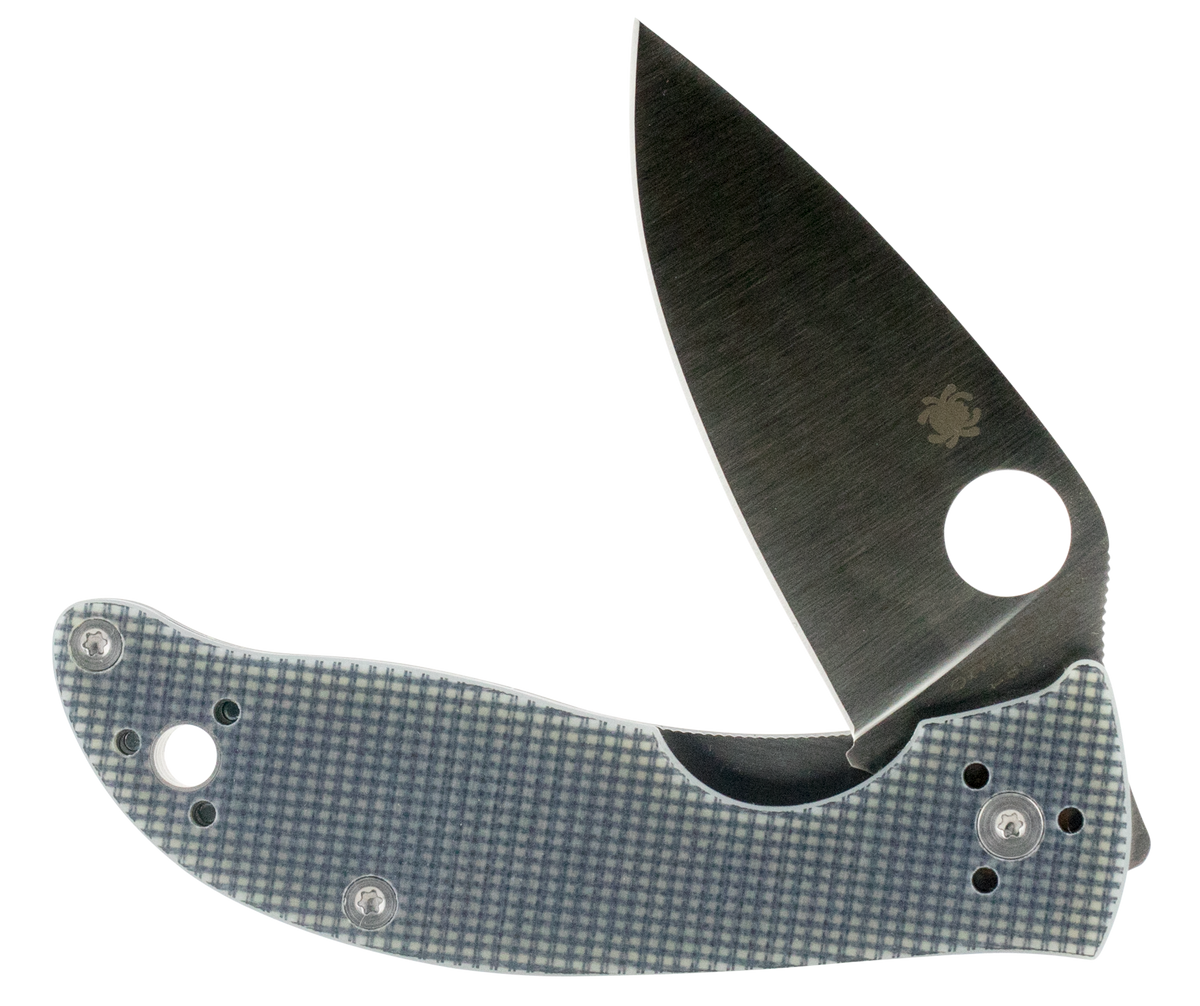 Spyderco C220GPGY Polestar 3.30" CTS BD1 Drop Point Plain Gray G10 Folding Knife