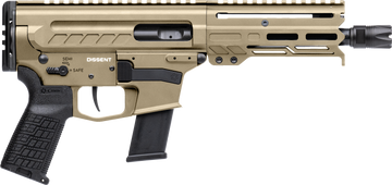 CMMG Dissent MkG 45 ACP 6.50" 13+1 Semi-Auto Pistol - Coyote Tan Cerakote