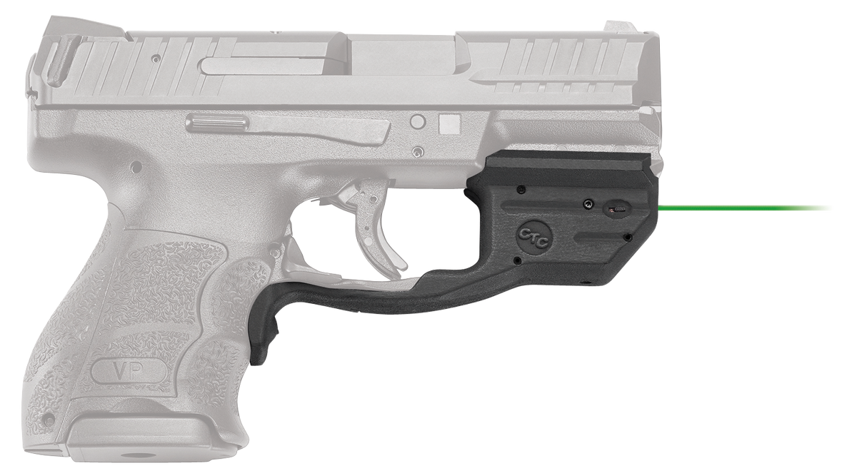 Crimson Trace LG-499G Laserguard Green Laser Sight for H&K VP9/VP9SK/VP40 - Black Polymer
