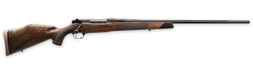 Weatherby Mark V Deluxe 25 WBY RPM 4+1 24" Bolt-Action Rifle - High Gloss Blued/Walnut