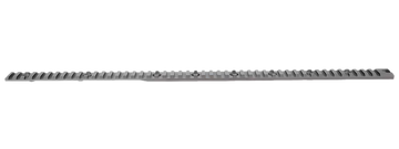 Q LLC The Fix Top Rail 20" M1913 Picatinny Clear Anodized Aluminum