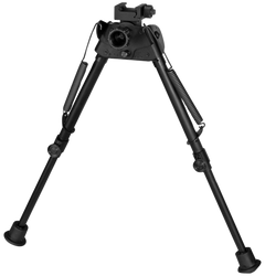 Harris S-L2P Swivel Bipod Picatinny 9-13" Self-Leveling Legs Rubber Feet - Black Steel/Aluminum