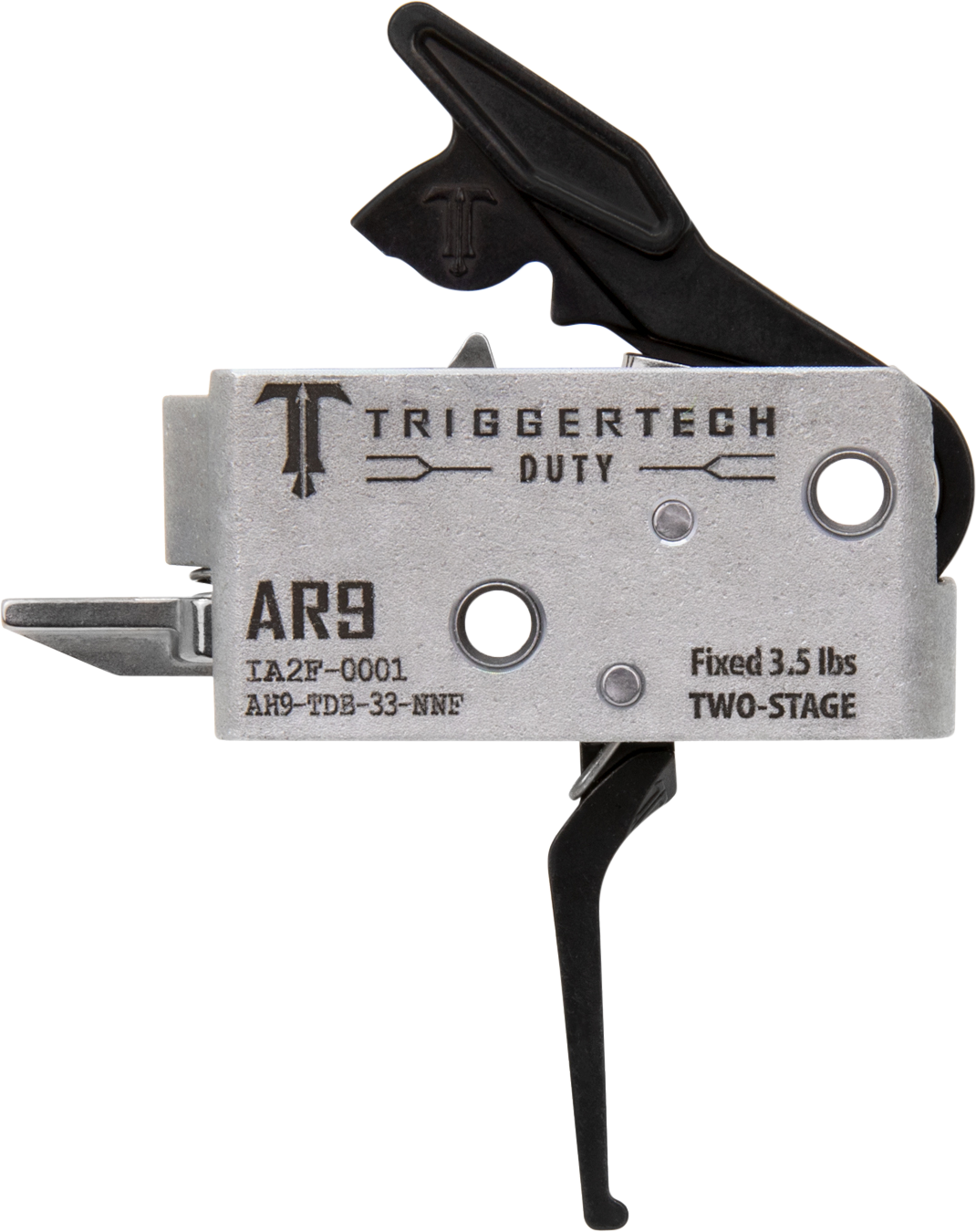 TriggerTech Duty AR-9 Two-Stage 3.5 lb Flat Trigger