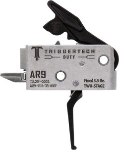 TriggerTech Duty AR-9 Two-Stage 3.5 lb Flat Trigger