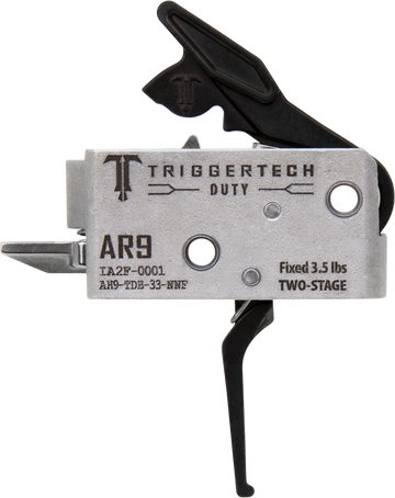 TriggerTech Duty AR-9 Two-Stage 3.5 lb Flat Trigger