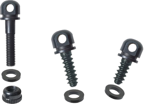 Outdoor Connection BO5 Swivel Base Set Black Steel w/ 7/8" McScrew, 1/2" & 3/4" Wood Screw Base & 3 Spacers