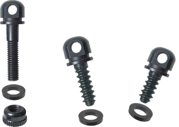 Outdoor Connection BO5 Swivel Base Set Black Steel w/ 7/8" McScrew, 1/2" & 3/4" Wood Screw Base & 3 Spacers