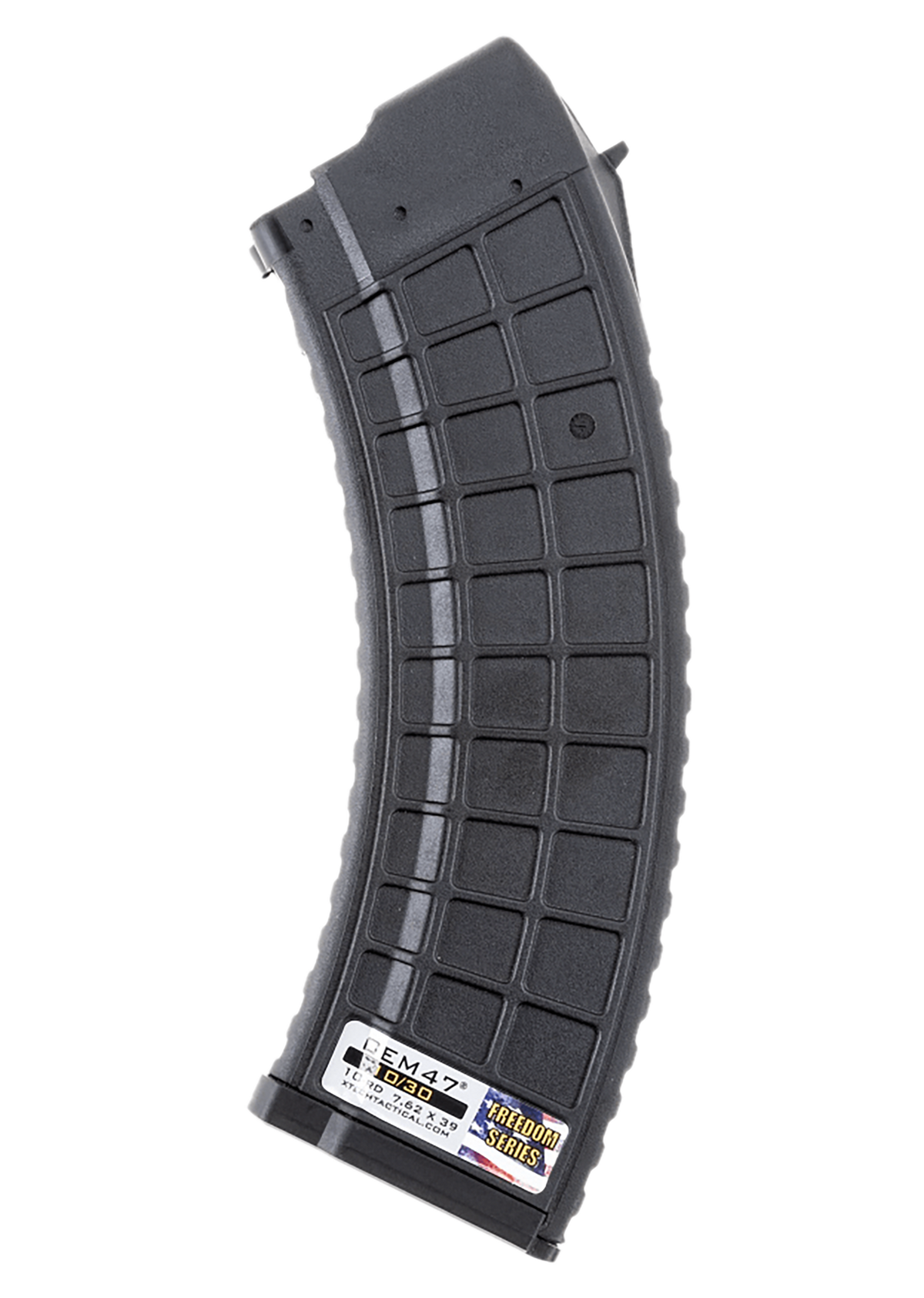 Xtech Tacitcal Freedom Gen2 AK-47 7.62x39mm 10rd/30rd Polymer Magazine - Black