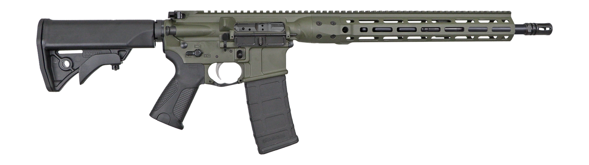 LWRC Individual Carbine DI 300 Blackout 16.1" 30+1 Semi-Auto Rifle - OD Green