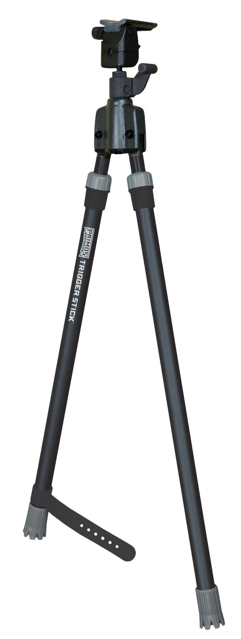 Primos Trigger Stick 65826 Medium Bipod - QD Swivel Stud, Steel, Black/Gray