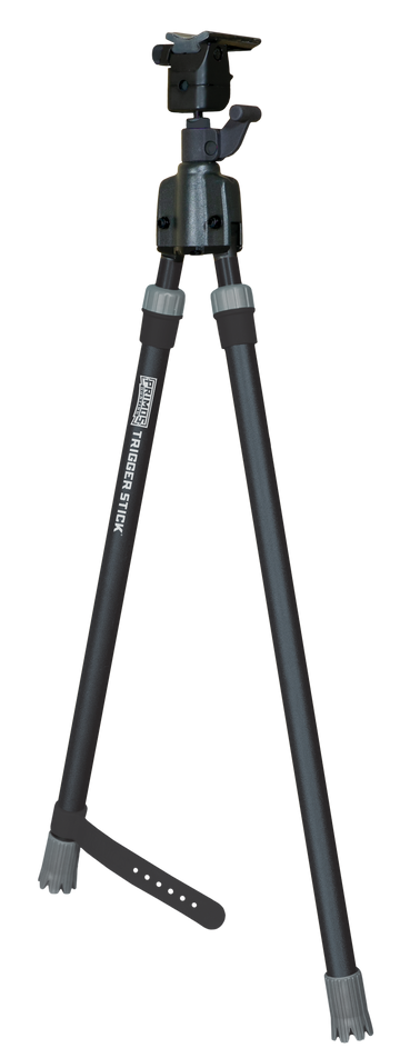 Primos Trigger Stick 65826 Medium Bipod - QD Swivel Stud, Steel, Black/Gray