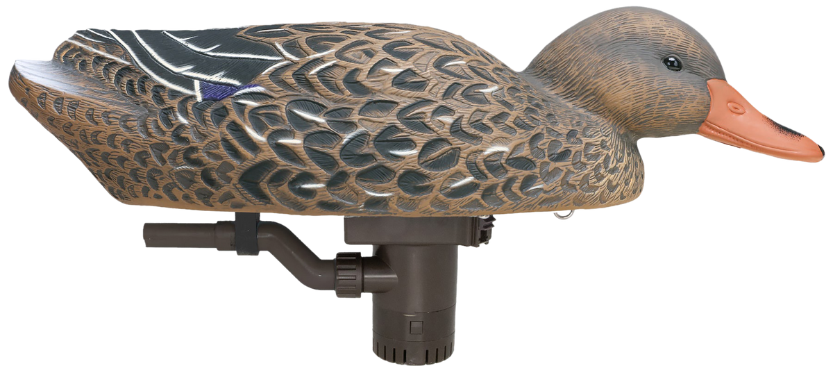 Higdon Decoys Battleship Swimmer Pro Mallard Hen Foam Filled Motion Decoy w/Timer