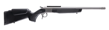 CVA Cascade Takedown 243 Win 20" 1-Rd Single-Shot Rifle - Matte Stainless / Black Synthetic
