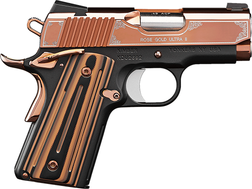 Kimber Ultra II 9mm Luger 3" 8+1 Semi-Auto Pistol - Rose Gold PVD