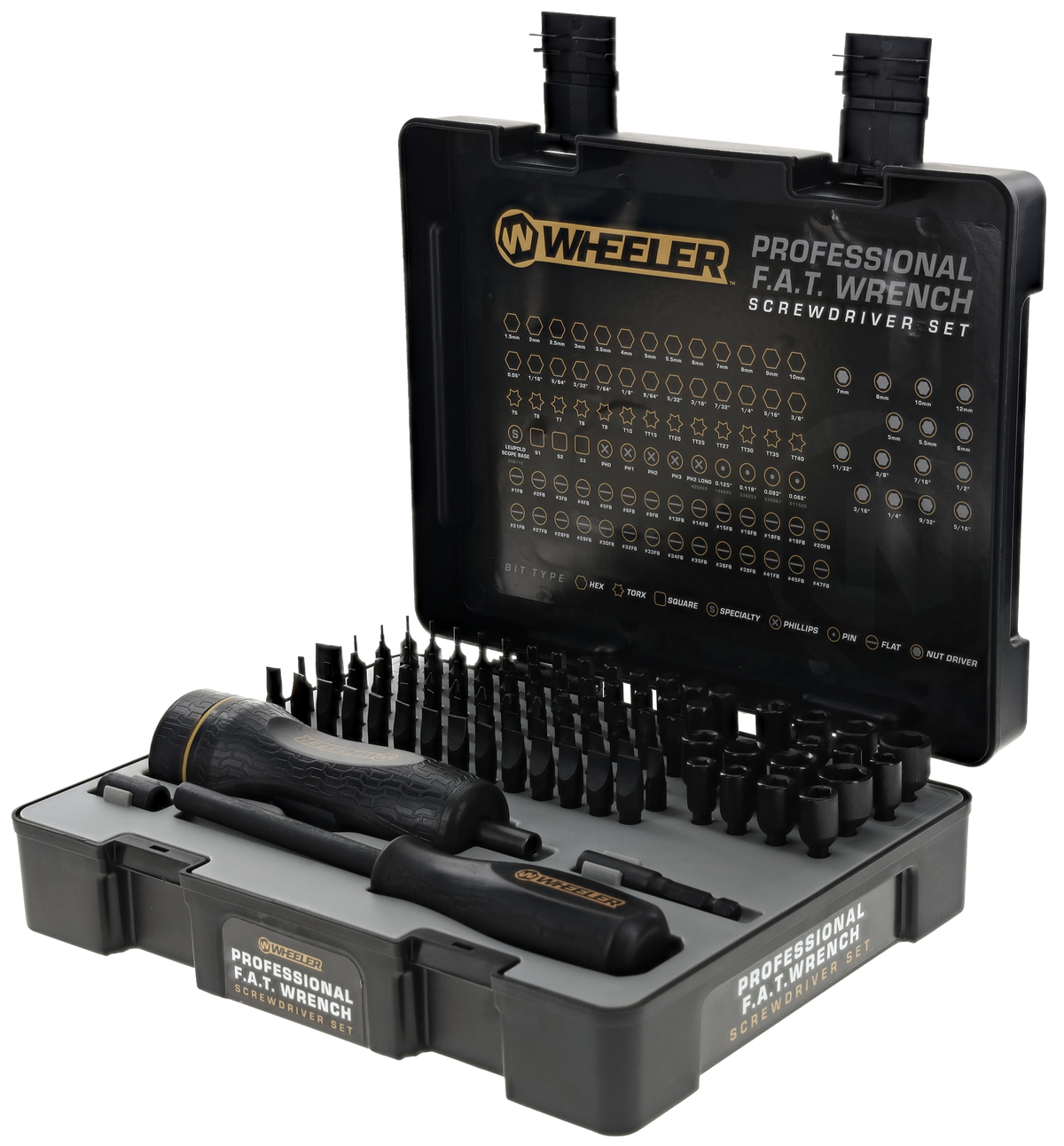 Wheeler Pro F.A.T. Screwdriver Set 100-Piece 10-65 in-lbs Torque Wrench Kit