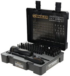 Wheeler Pro F.A.T. Screwdriver Set 100-Piece 10-65 in-lbs Torque Wrench Kit