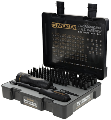 Wheeler Pro F.A.T. Screwdriver Set 100-Piece 10-65 in-lbs Torque Wrench Kit