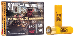 Federal PTDX258567 Premium 3rd Degree 20Gauge 3" 1 1/2oz 5/6/7Shot 5 Per Box/50 Case