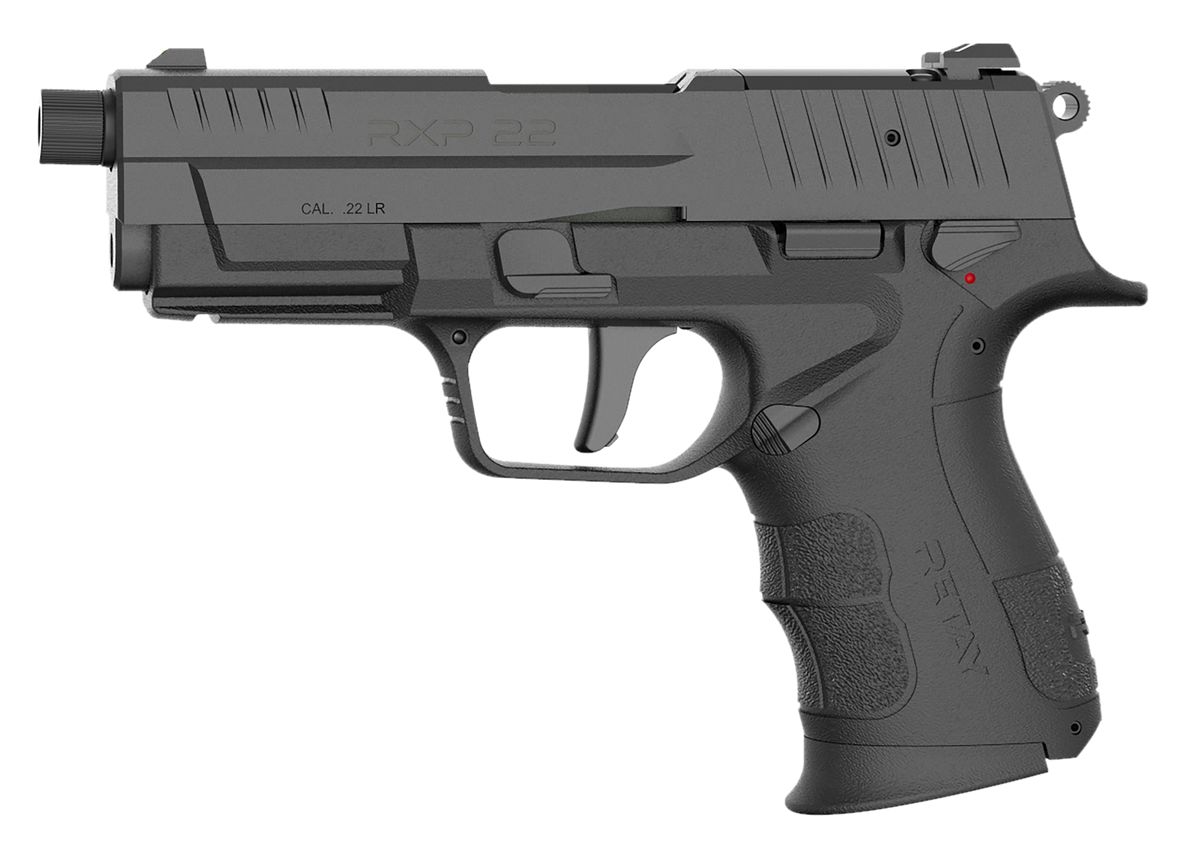 Retay USA RXP 22 LR 4" 13+1 Semi-Auto Pistol - Black Cerakote Threaded Barrel & Optic Ready Slide