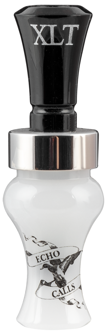 Echo Calls XLT Single Reed Mallard Hen Acrylic Duck Call - Black/Pearl