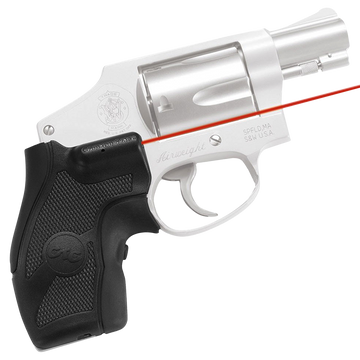 Crimson Trace LG-405 Lasergrips S&W J Frame Round Butt Red Laser Black Polymer