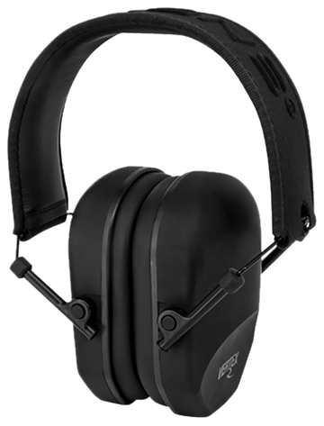 Radians Vertex Passive 23 dB Over the Head Black Earmuff