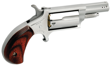 North American Arms 22MP Mini-Revolver 22 WMR 5-Shot 1.63" Ported Stainless Barrel Rosewood Birdshead Grip