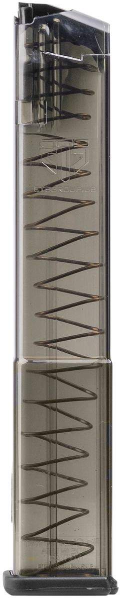 ETS Group Glock Compatible 9mm Luger 17rd Polymer Magazine - Smoke