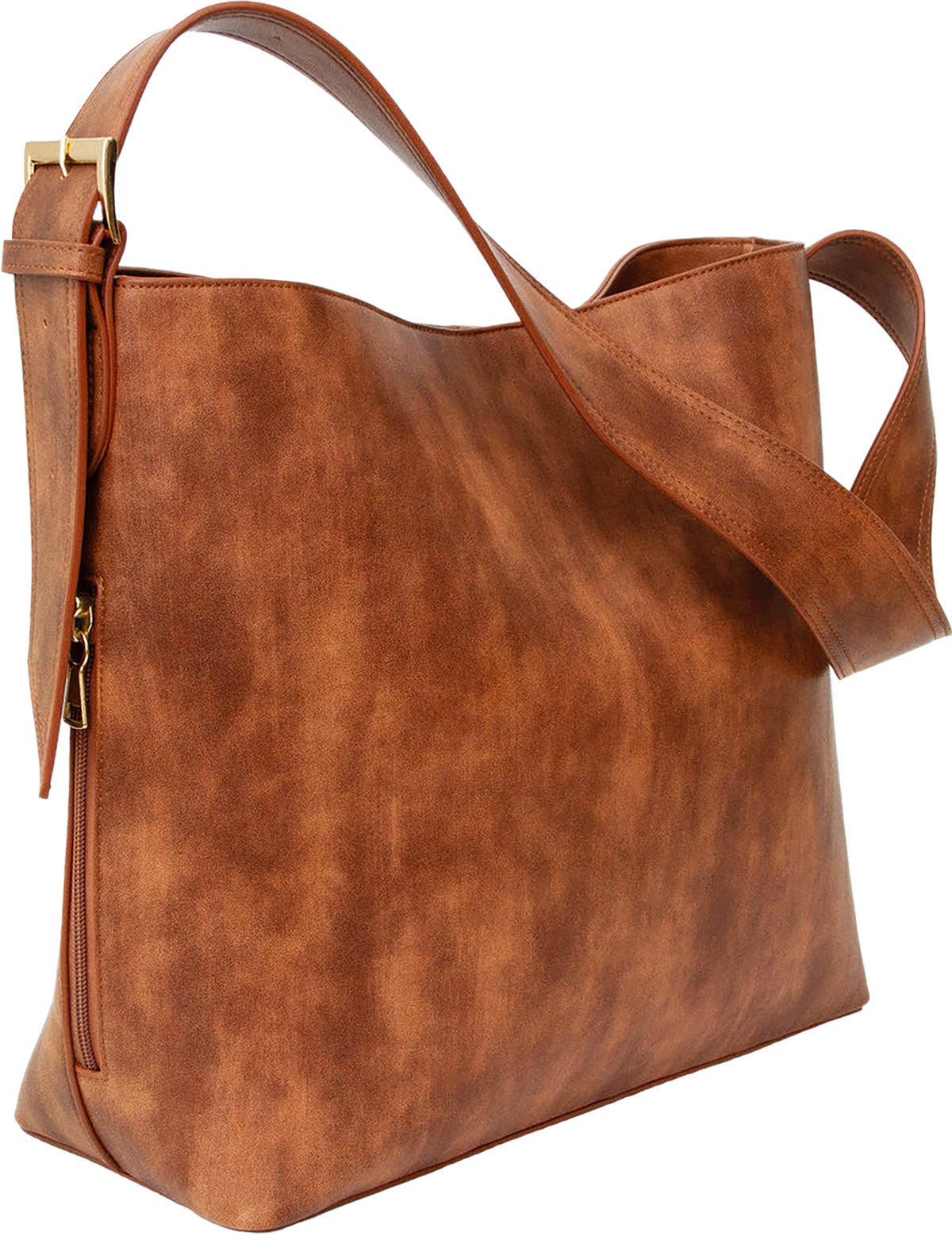 Bulldog BDP-091 Concealed Carry Shoulder/Computer Bag w/Holster - Distressed Brown