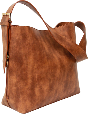 Bulldog BDP-091 Concealed Carry Shoulder/Computer Bag w/Holster - Distressed Brown