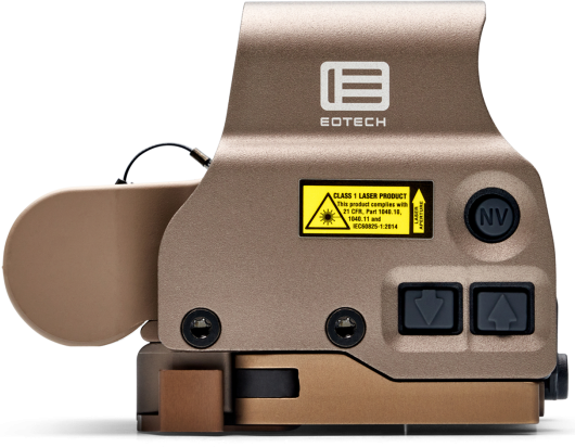 EOTech EXPS3-0T 1x 1 MOA Red Dot/68 MOA Ring Holographic Weapon Sight - Tan