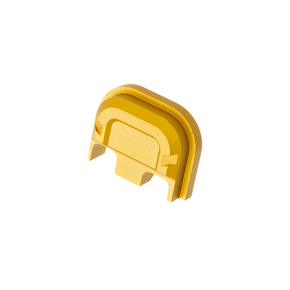 Tyrant CNC Slide Cover Plate Glock Gen 5 Chevron Gold Aluminum