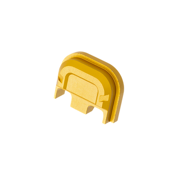 Tyrant CNC Slide Cover Plate Glock Gen 5 Chevron Gold Aluminum